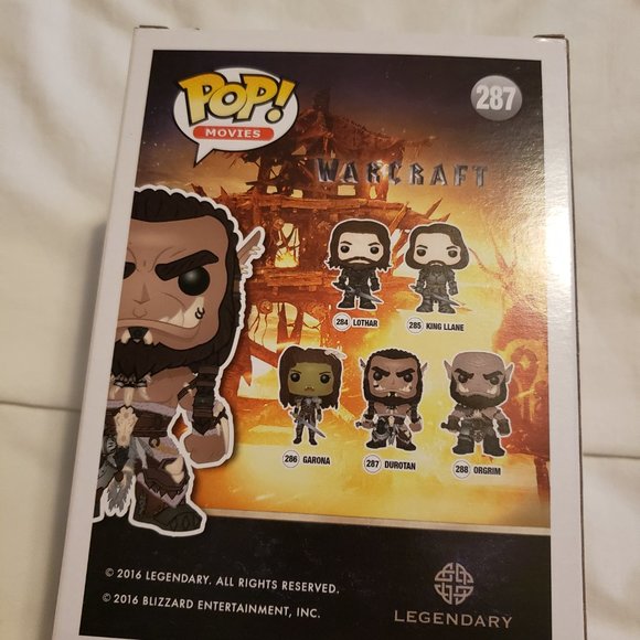 Durotan Warcraft #287 Funko Pop New - Picture 2 of 2